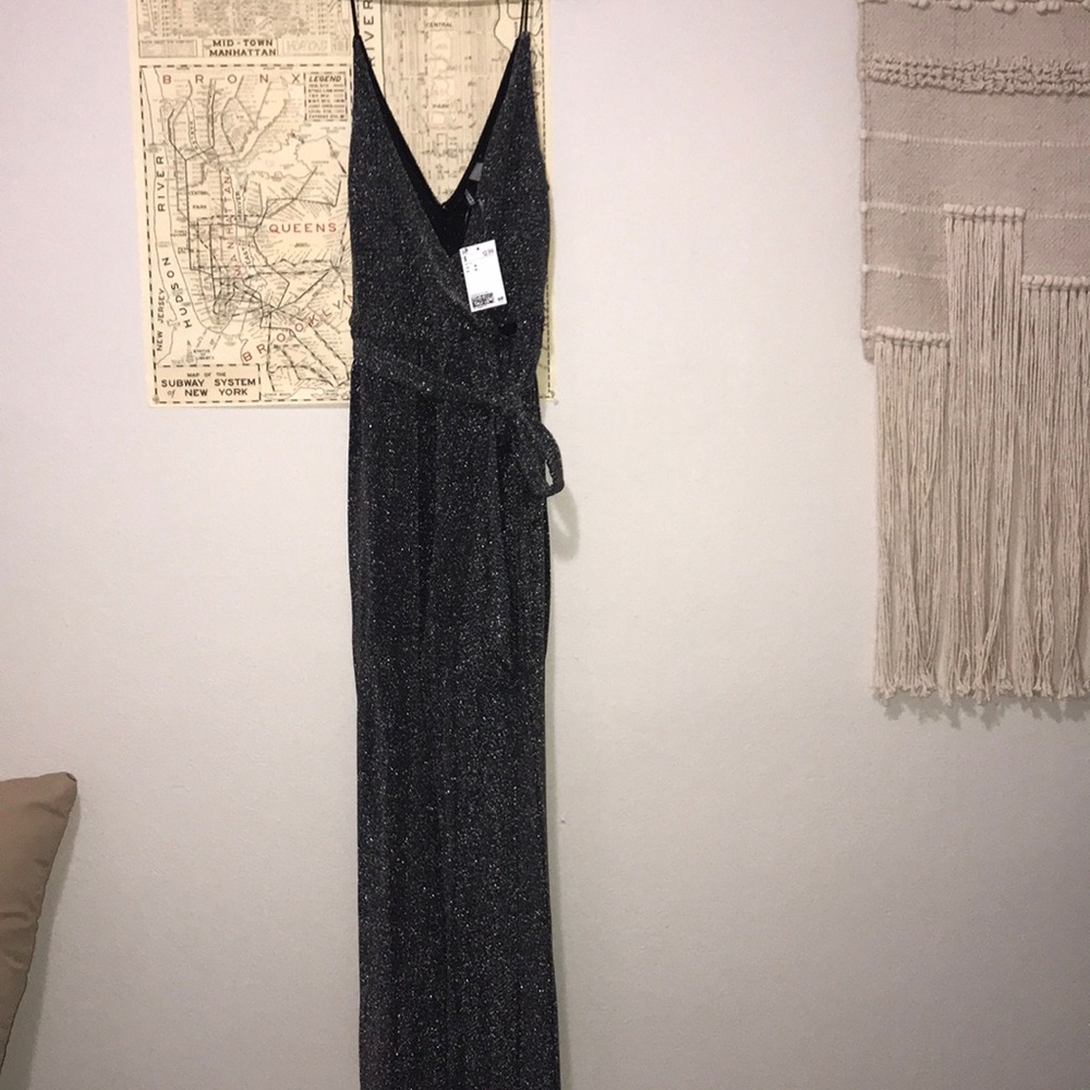 H&M Silver Sparkly Jumpsuit